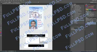 USA Virginia Driver License under 21 PSD V2
